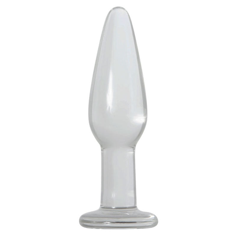 Adam & Eve Glass Anal Training Butt Plug Trio