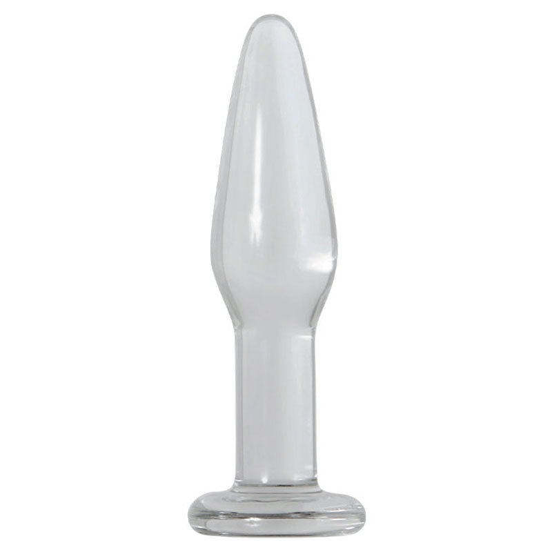 Adam & Eve Glass Anal Training Butt Plug Trio