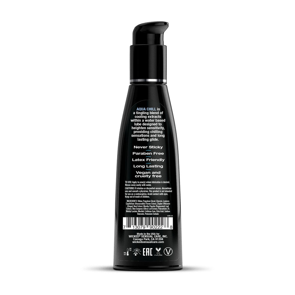 Wicked Aqua Chill Water-based Lubricant 120ml