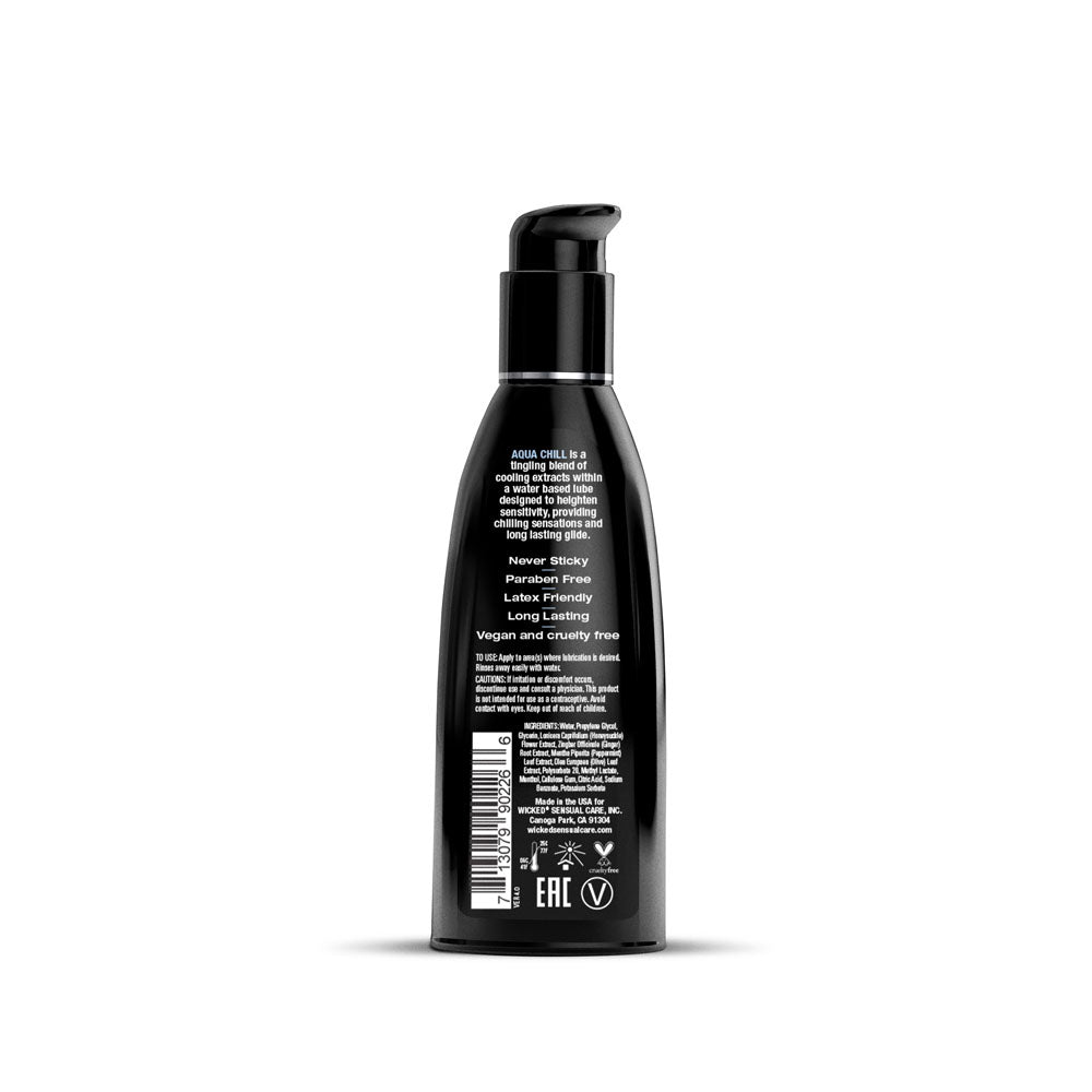 Wicked Aqua Chill Water-based Lubricant 60ml