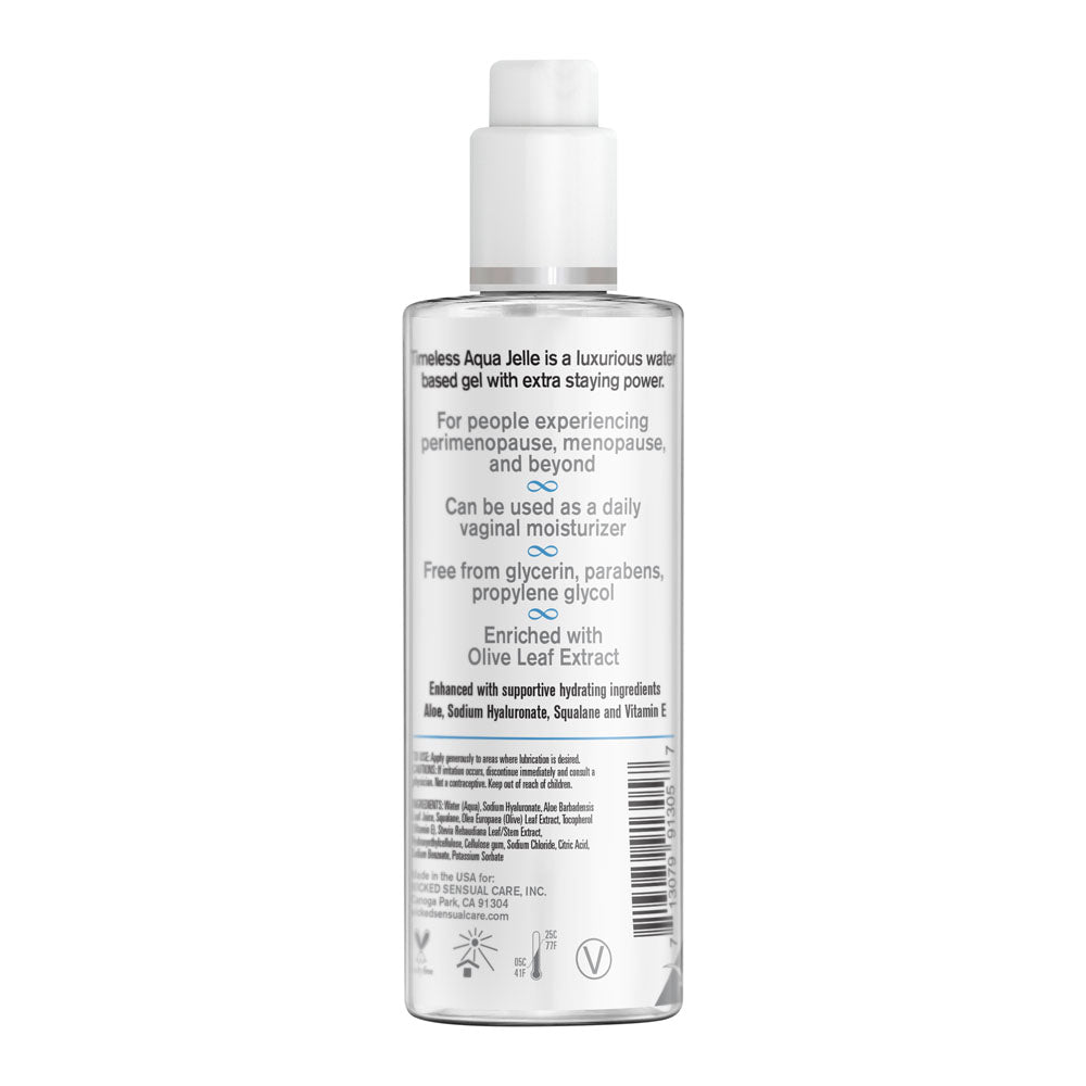 Wicked Simply Timeless Aqua Jelle Water Based Lubricant 120ml