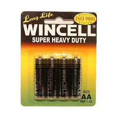 Wincell/Winmax, AA Super Heavy Duty Batteries - 4 Pack