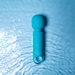 Maia Mini Wand Vibrator- Blue