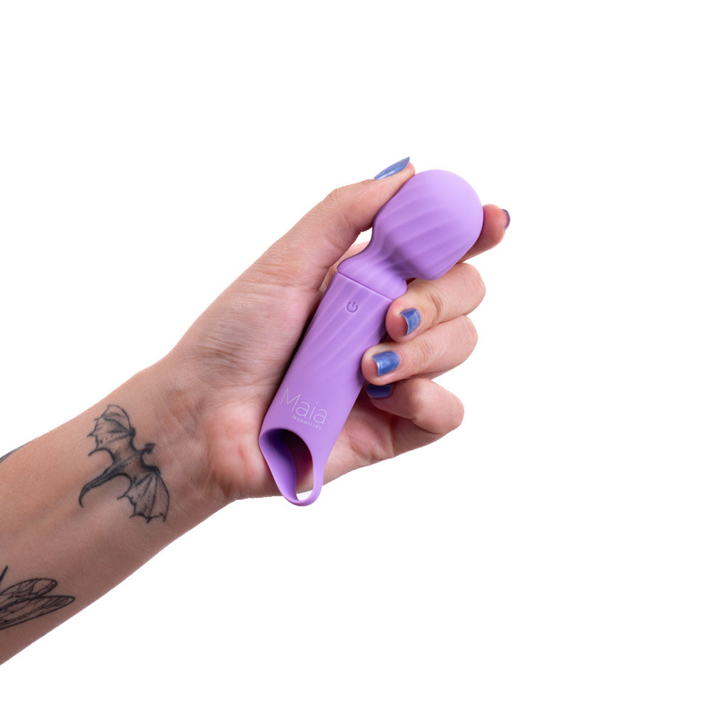 Maia Mini Wand Vibrator - Purple
