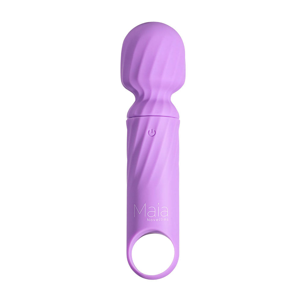 Maia Mini Wand Vibrator - Purple