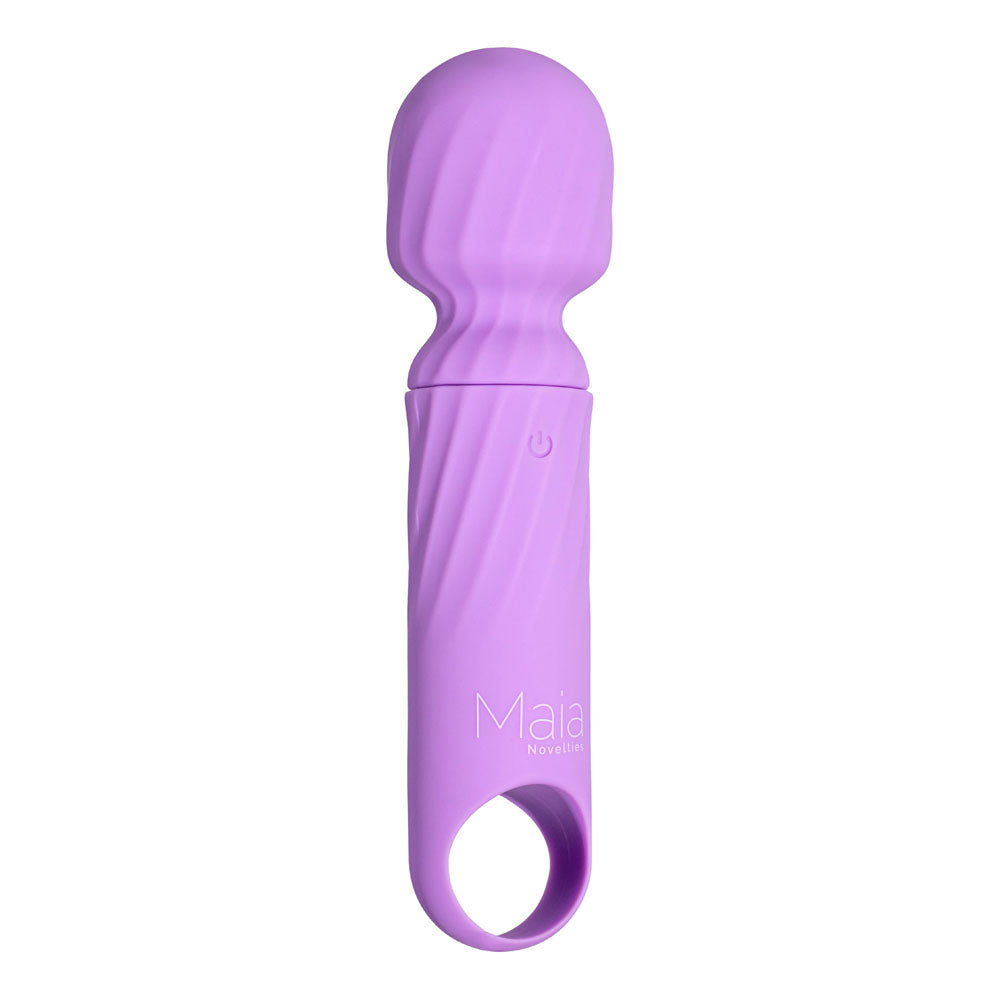 Maia Mini Wand Vibrator - Purple