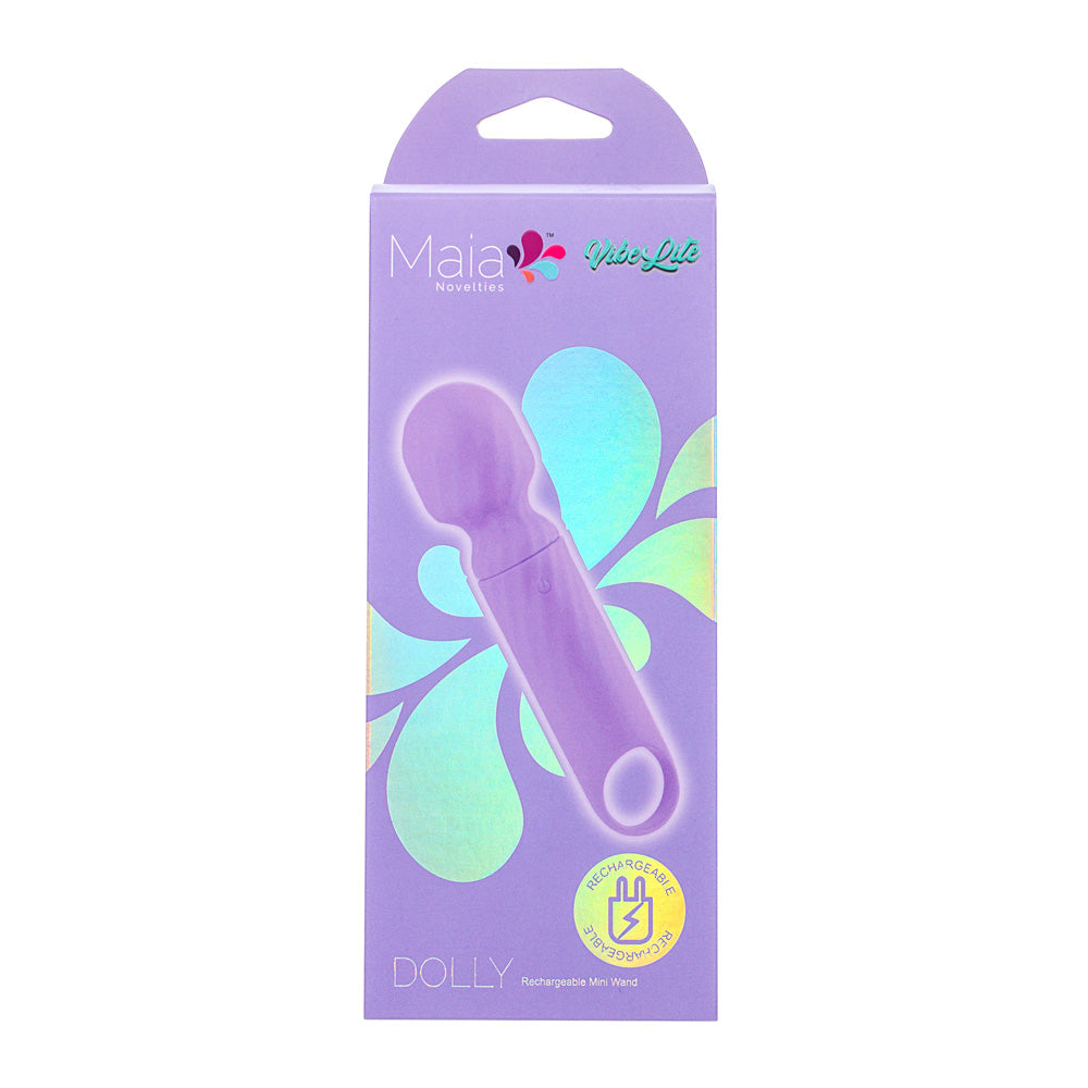 Maia Mini Wand Vibrator - Purple
