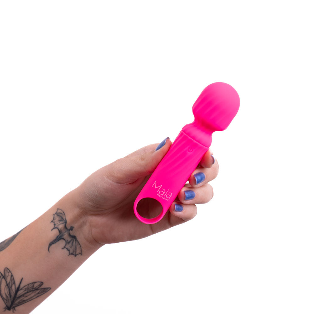 Maia Mini Wand Vibrator - Pink