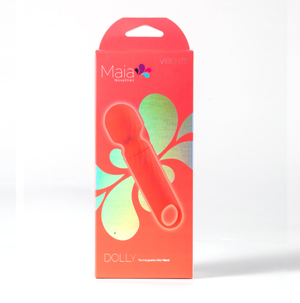 Maia Mini Wand Vibrator - Orange