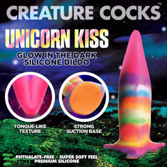 Creature Cocks Unicorn Kiss Silicone Alien Dildo