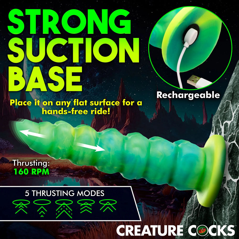 Creature Cocks Squirmer Thrusting Fantasy Dildo