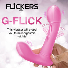 Inmi Flickers G-Flick Flicking G-Spot Vibrator - Pink 15 cm USB Rechargeable