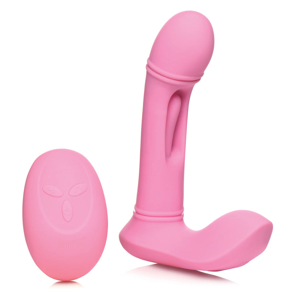 Inmi Flickers G-Flick Flicking G-Spot Vibrator - Pink 15 cm USB Rechargeable