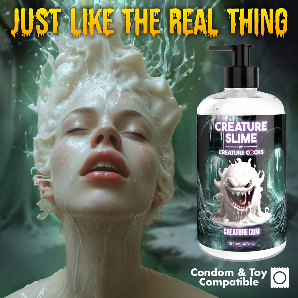 Creature Slime by Creature Cocks Cum Lubricant - 473 ml Pump Bottle