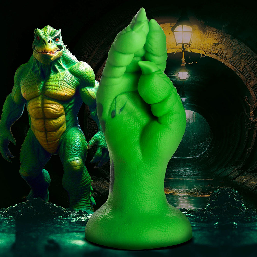 Creature Cocks Raptor Claw Fisting Silicone Dildo - Green 21.8 cm Fantasy Dildo