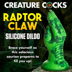 Creature Cocks Raptor Claw Fisting Silicone Dildo - Green 21.8 cm Fantasy Dildo