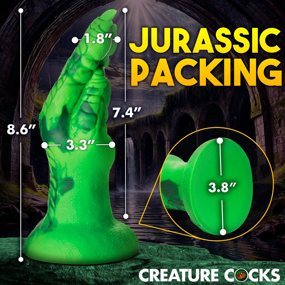Creature Cocks Raptor Claw Fisting Silicone Dildo - Green 21.8 cm Fantasy Dildo