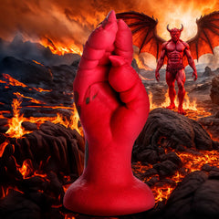 Creature Cocks Demon Claw Fisting Silicone - Red 21.8 cm Claw Fantasy Dildo