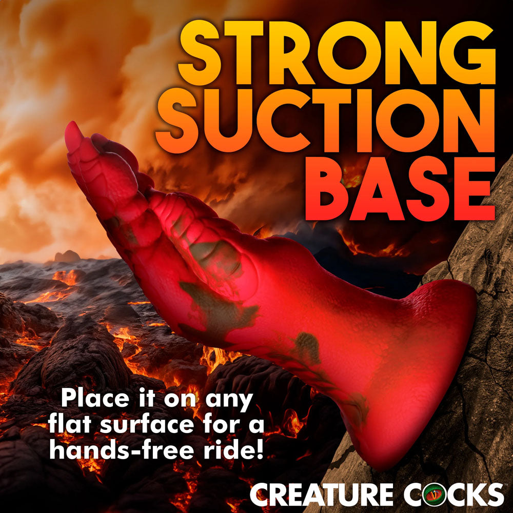 Creature Cocks Demon Claw Fisting Silicone - Red 21.8 cm Claw Fantasy Dildo