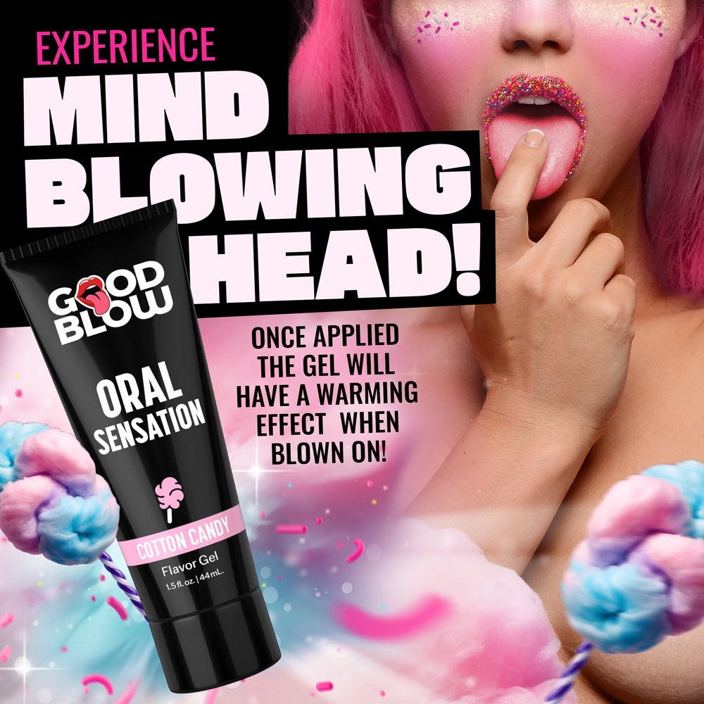 Good Blow Cotton Candy Flavoured Oral Sensation Sex Gel - 44 ml Tube