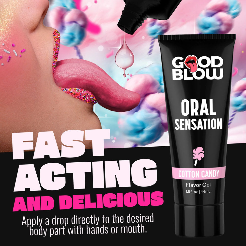 Good Blow Cotton Candy Flavoured Oral Sensation Sex Gel - 44 ml Tube