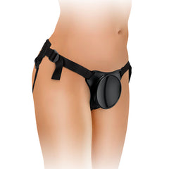 King Cock Elite Beginner's Body Dock Strap-On Harness Adjustable  - Black