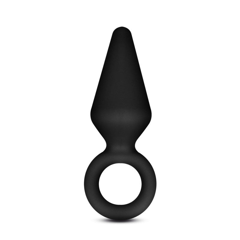 Anal Adventures Platinum Loop Butt Plug - Small