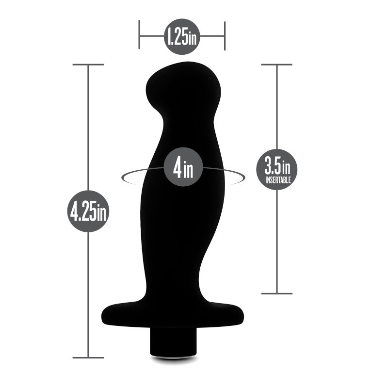 Anal Adventures Platinum Vibrating Prostate Massager 02 Butt Plug