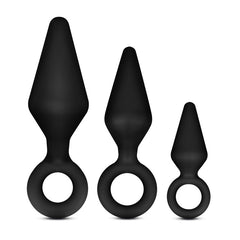 Anal Adventures Platinum Loop Butt Plug Kit