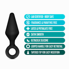 Anal Adventures Platinum Loop Butt Plug Kit