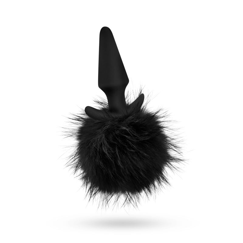 Anal Adventures Platinum Bunny Tail Butt Plug