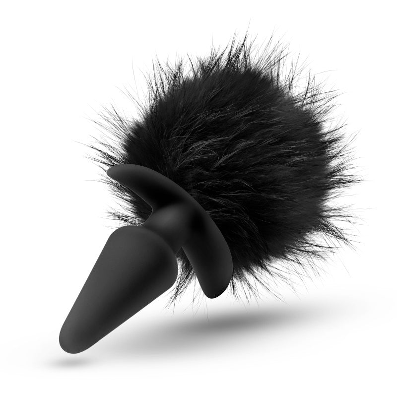 Anal Adventures Platinum Bunny Tail Butt Plug