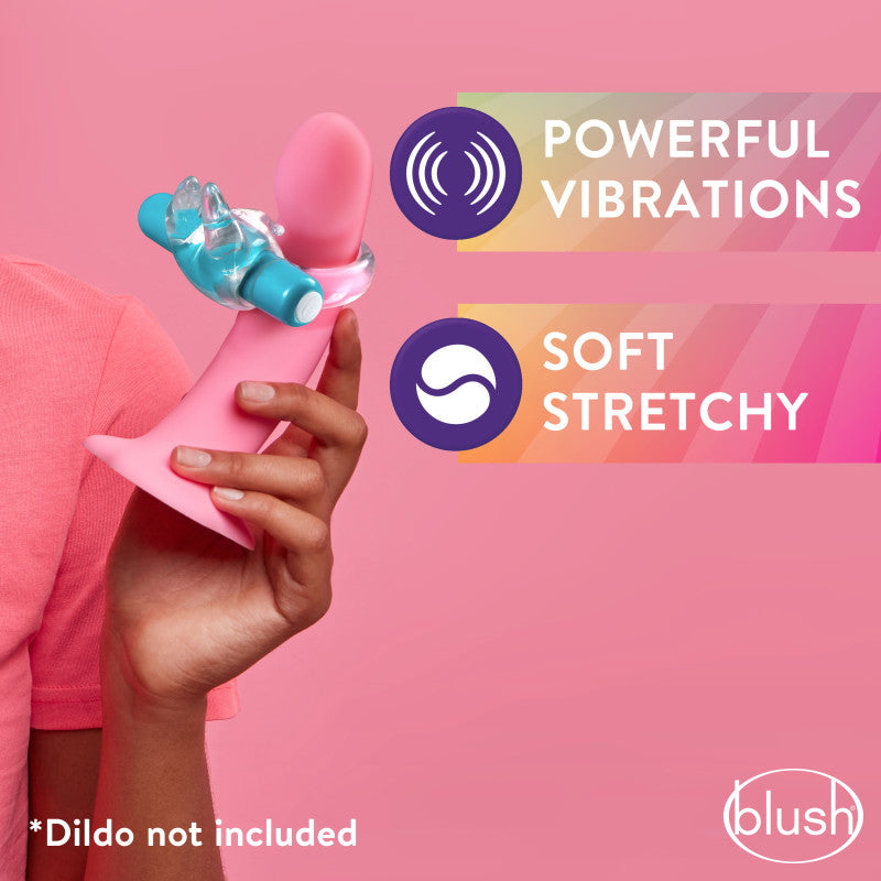 Play With Me Bull Vibrating C-Ring With Rabbit Ears