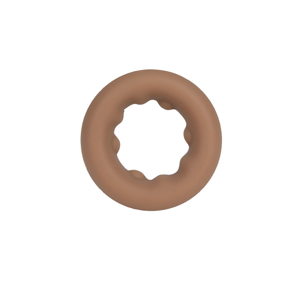 Maia GUNNER Cock Ring - Caramel - Tan Brown