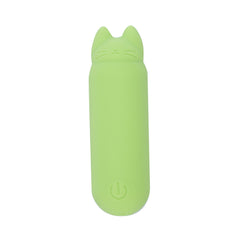 Maia ALLIE - Green 7.6 cm USB Rechargeable Vibrating Bullet