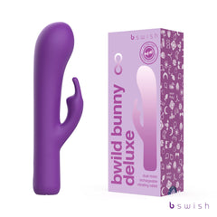 Bwild Bunny Infinite Deluxe Rabbit Vibrator - Purple 19.3 cm USB Rechargeable LP