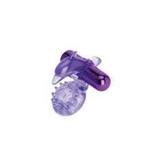 Rechargeable Dolphin Cock Ring with Clit Ticklers