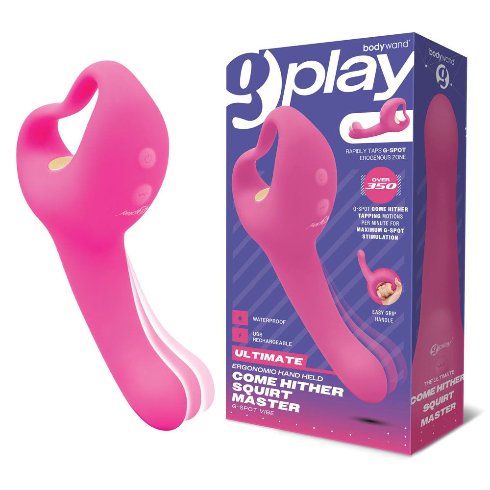 Bodywand G-Play Ultimate Come Hither Squirt Master Vibrator - Pink 19 cm