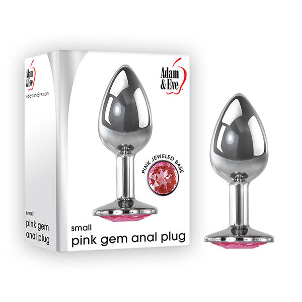 Adam & Eve Pink Gem Anal Butt Plug - Small