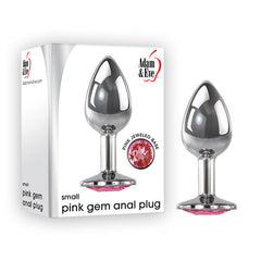 Adam & Eve Pink Gem Anal Butt Plug - Small