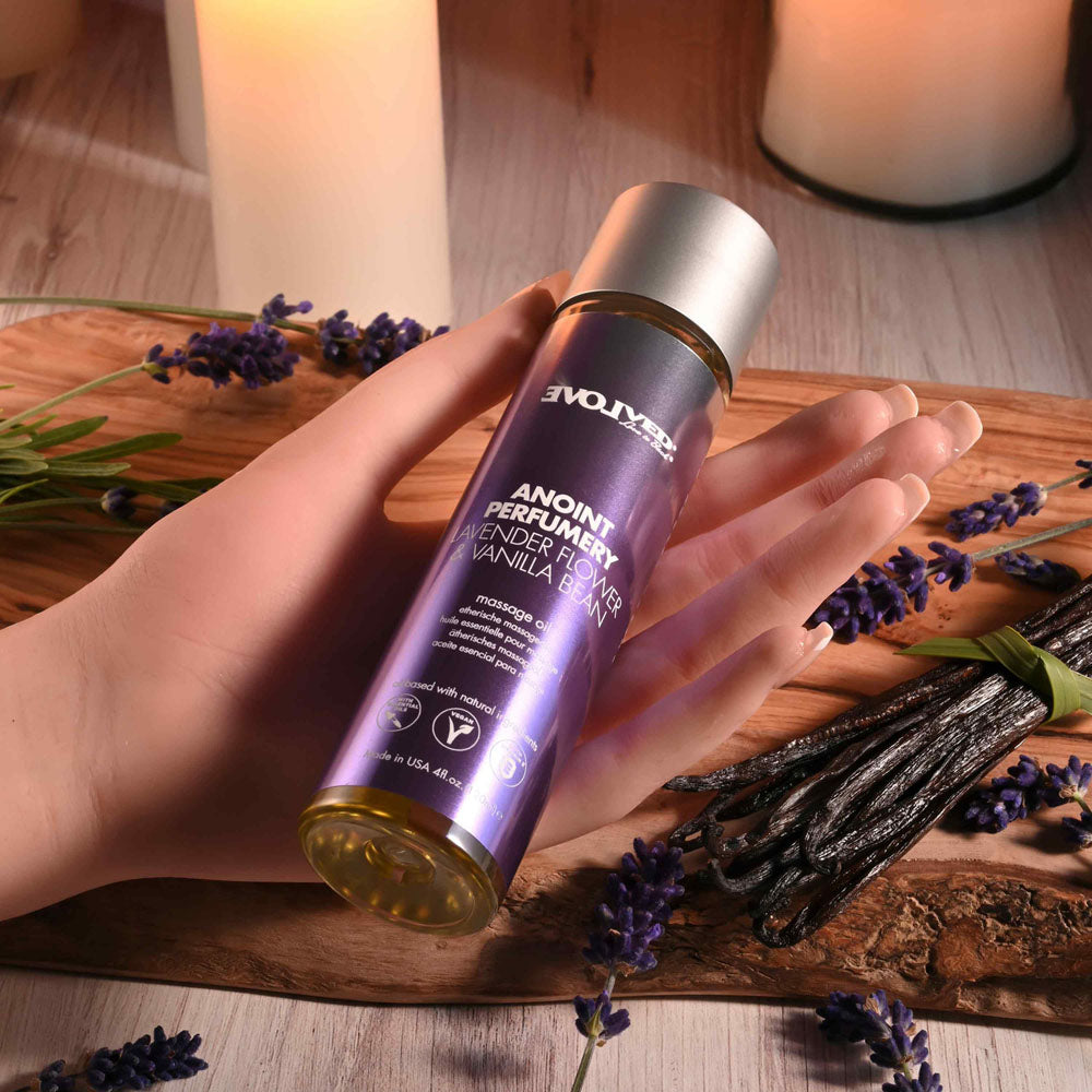 Lavender Flower & Vanilla Bean Massage Oil