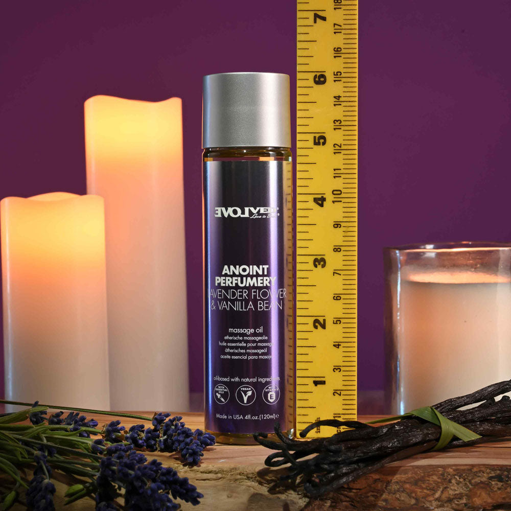Lavender Flower & Vanilla Bean Massage Oil