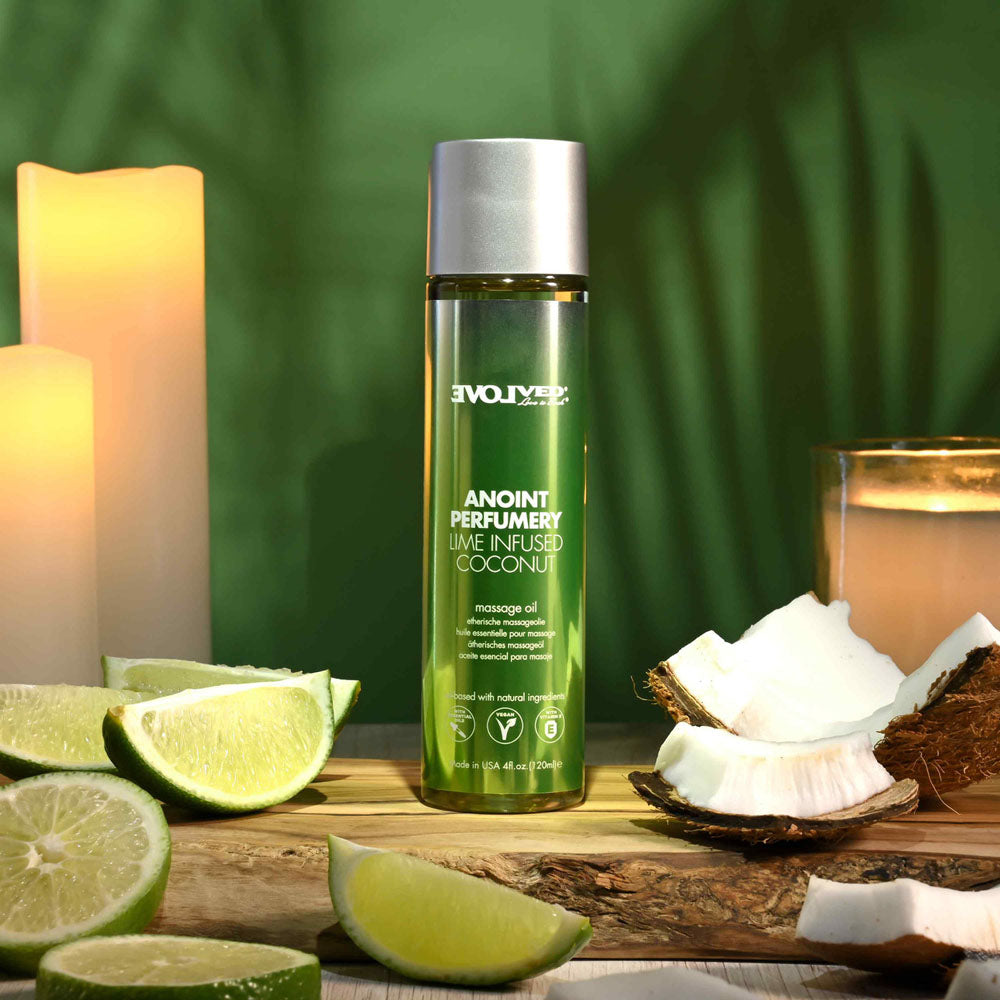 ANOINT PERFUMERY LIME INFUSED COCONUT Massage Oil - Evolved