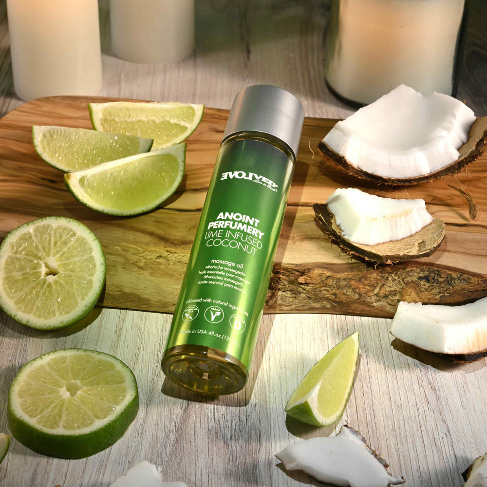 ANOINT PERFUMERY LIME INFUSED COCONUT Massage Oil - Evolved