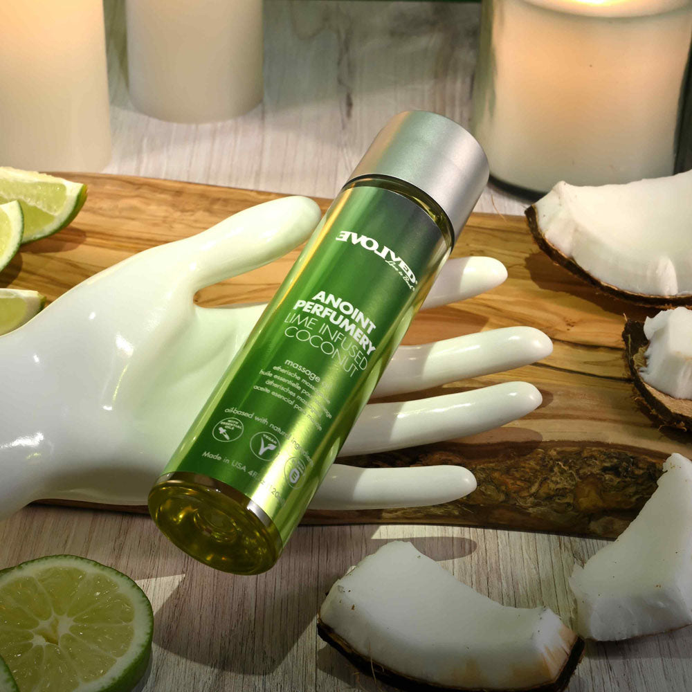 ANOINT PERFUMERY LIME INFUSED COCONUT Massage Oil - Evolved