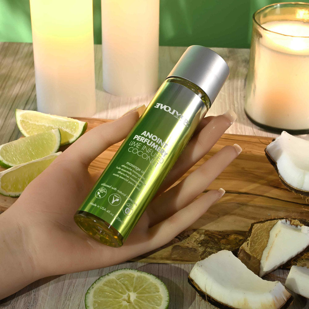 ANOINT PERFUMERY LIME INFUSED COCONUT Massage Oil - Evolved