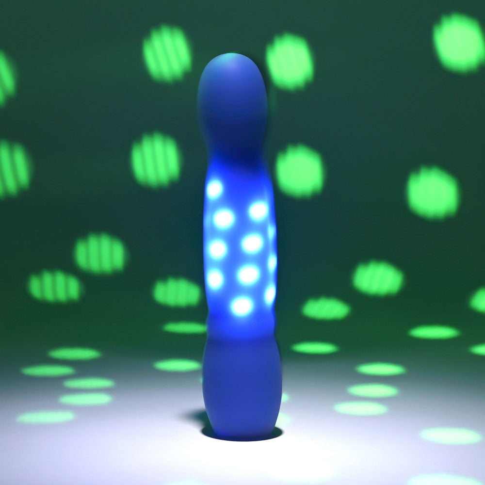 Evolved DISCO DIVA - Blue 20.9 cm USB Rechargeable Light Up Vibrator