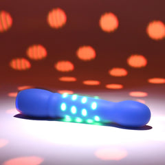 Evolved DISCO DIVA - Blue 20.9 cm USB Rechargeable Light Up Vibrator