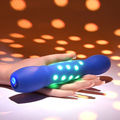 Evolved DISCO DIVA - Blue 20.9 cm USB Rechargeable Light Up Vibrator