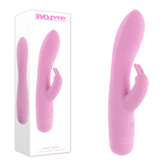 Evolved CUSHY BUNNY - Pink 19.1 cm USB Rechargeable Rabbit Vibrator